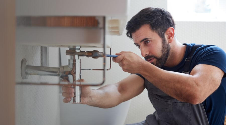 Sink faucet installation in Trafalgar, IN